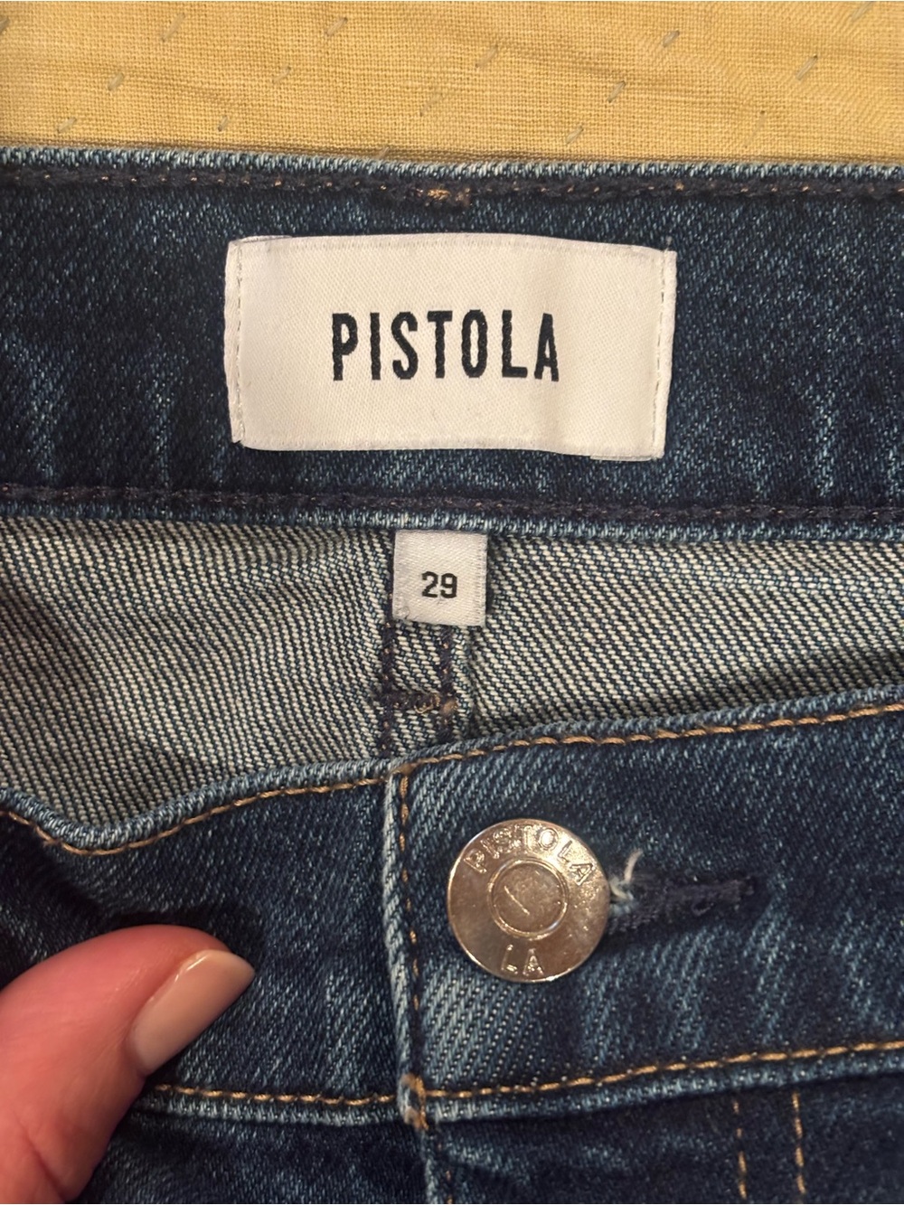 Pistola “Evie” high rise slim boot Penthouse Jeans